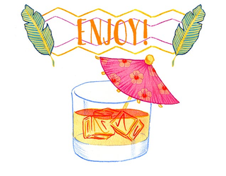 Illustration for article titled How to Make the Split Coconut, a Spiced Rum Cocktail Smooth as Kenny G